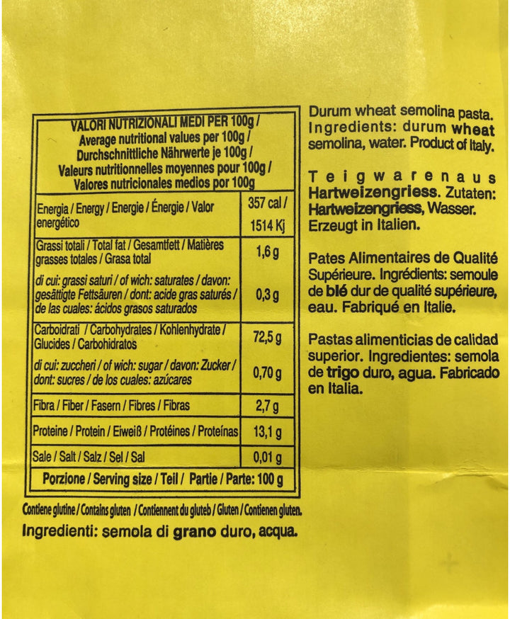 Pasta Martelli - Spaghettini - 500g.